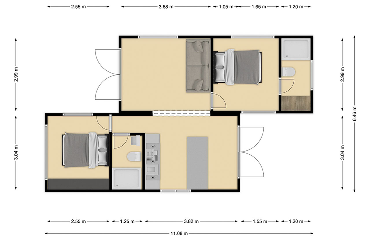 Urban Modular 8032-MOD-2BR